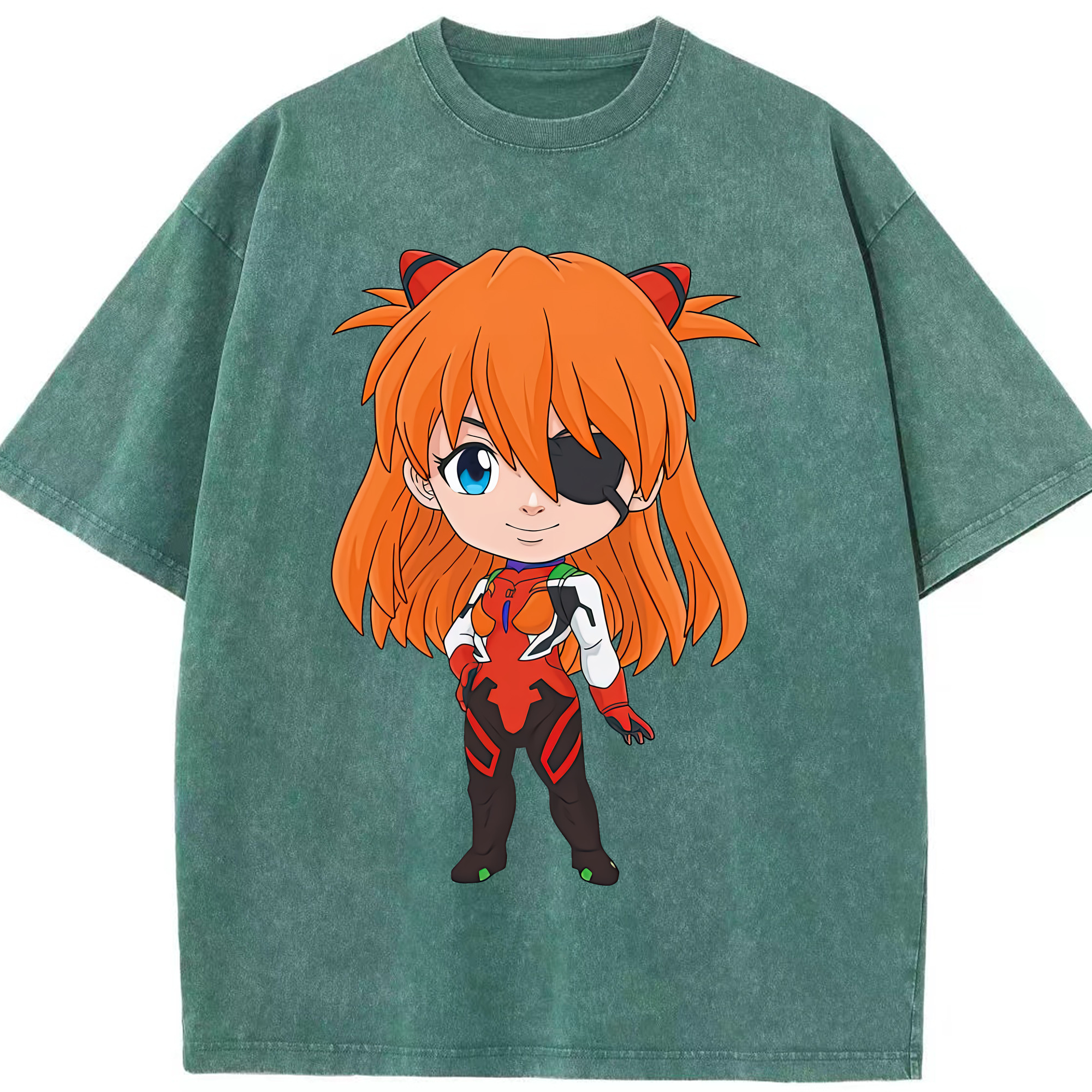 （画像用） EVA 新世紀エヴァンゲリオン 綿100% ヴィンテージ風 半袖Tシャツ（フロントプリント）